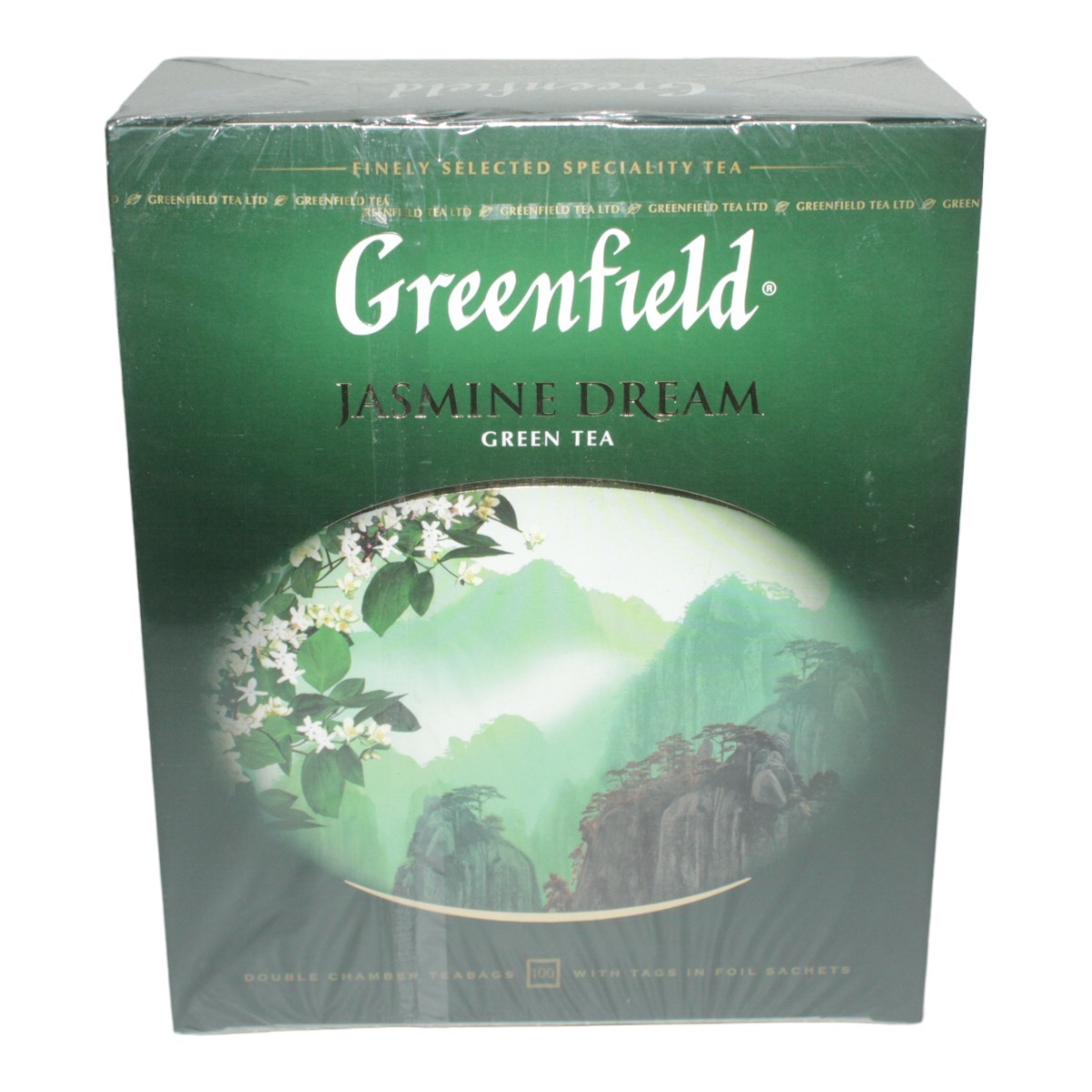 Чай Гринфилд Жасмин 100 пакетов
